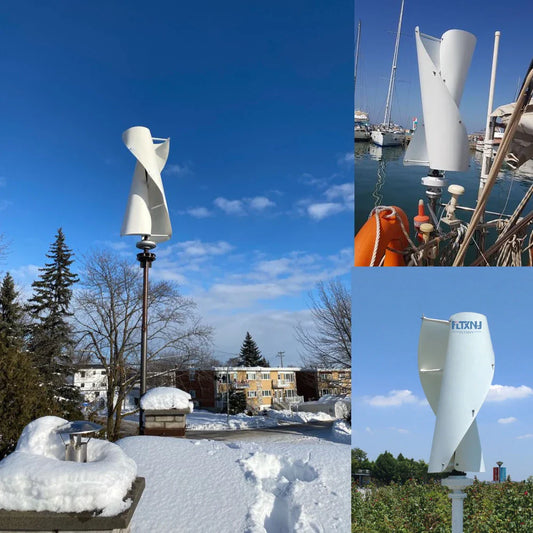 1000W 2000W 3000W Vertical Wind Turbine Generator 3 Phase 12V 24V 48V 96V Upright Coreless Wind Turbine Generator for Home - 54Grid - Renewable Energy Store