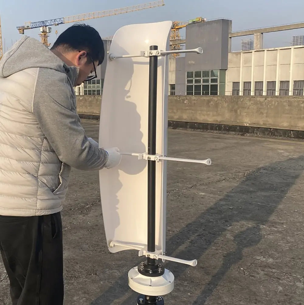 Vertical Wind Turbine Power Generator 12-48V Windmill 220v AC Output With Controller 1000-2000W - 54Grid - Renewable Energy Store