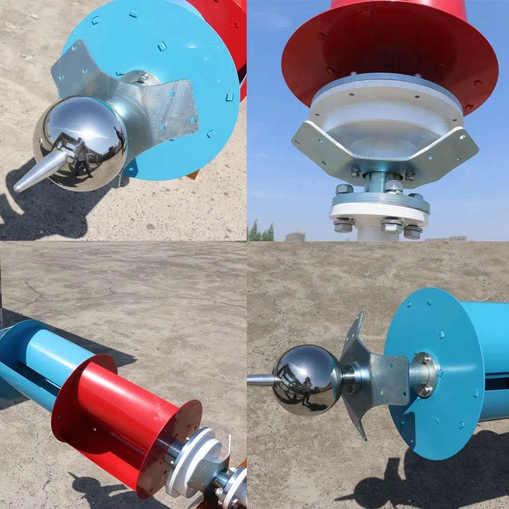 800W 1000W Vertical Axis Wind Turbine Generator 12V 24V Windmill 220v AC Output Household Kit With Controller - 54Grid - Renewable Energy Store