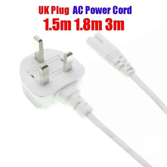 UK Plug Type G Power Cable 1.5/1.8/3m C7 Power Supply Cord by 54Grid - Renewable Energy Store