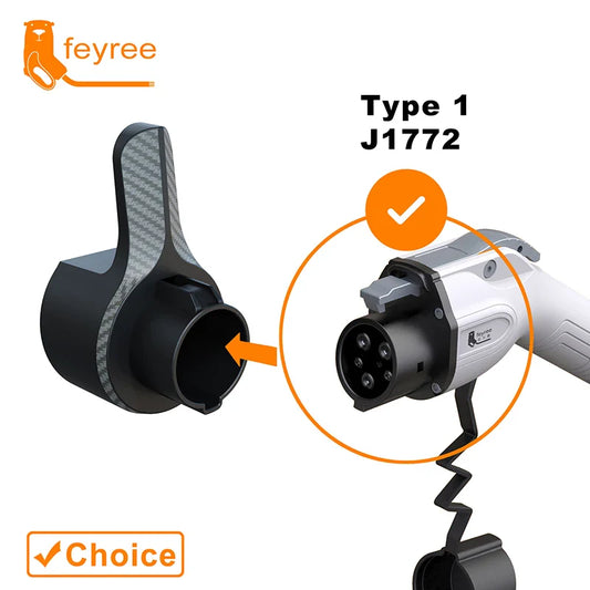 feyree EV Charger Holder Holster Dock For Electric Vehicle Type1 J1772 Connector Charging Cable Extra Protection Leading Wallbox by 54Grid - Renewable Energy Store