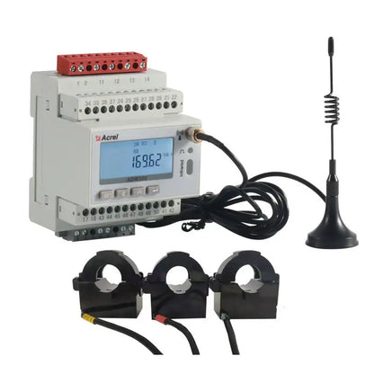 Acrel 1 Pcs IoT WIFI Wireless Smart Energy Meter 3 Phase MQTT RS485 Modbus-RTU with 3 Pcs Split Core 0-1000A Current Transformer