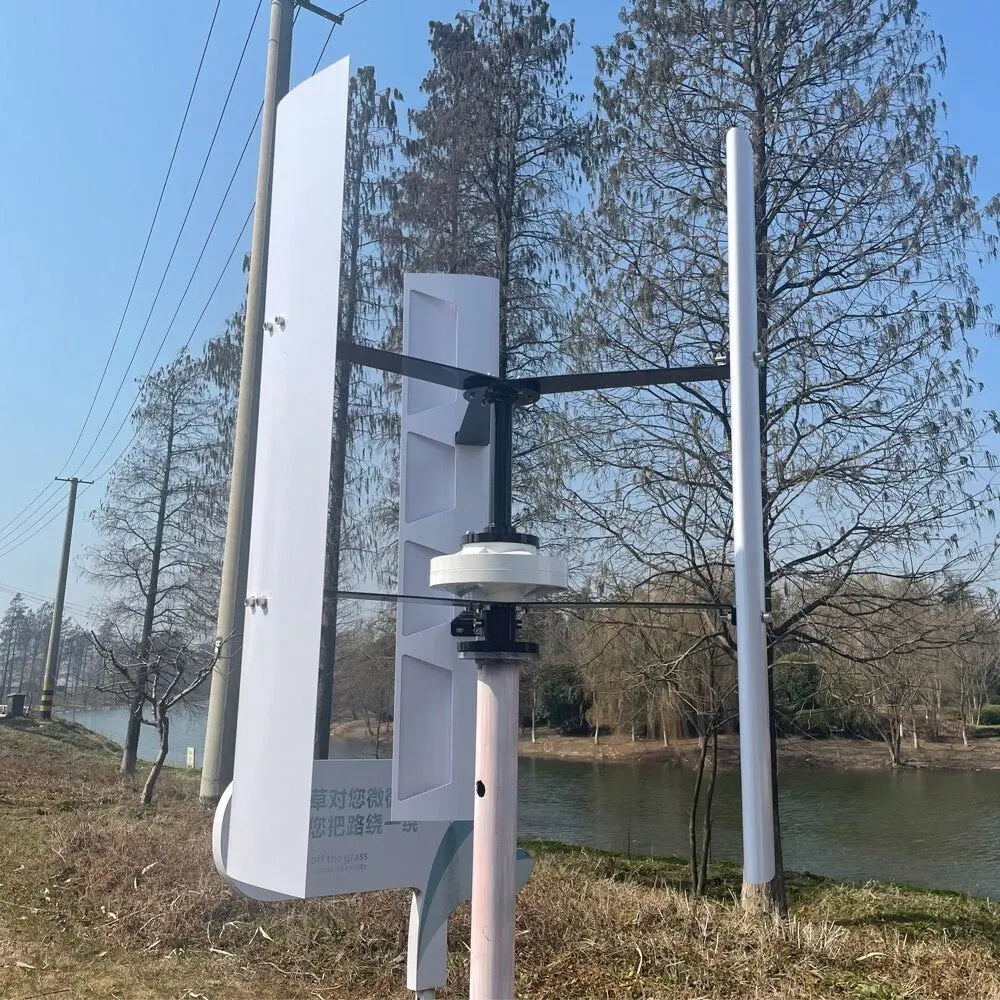 Wind Turbine Generator 12-48V Vertical Axis Lower Start Wind Speed 1000-3000W - 54Grid - Renewable Energy Store