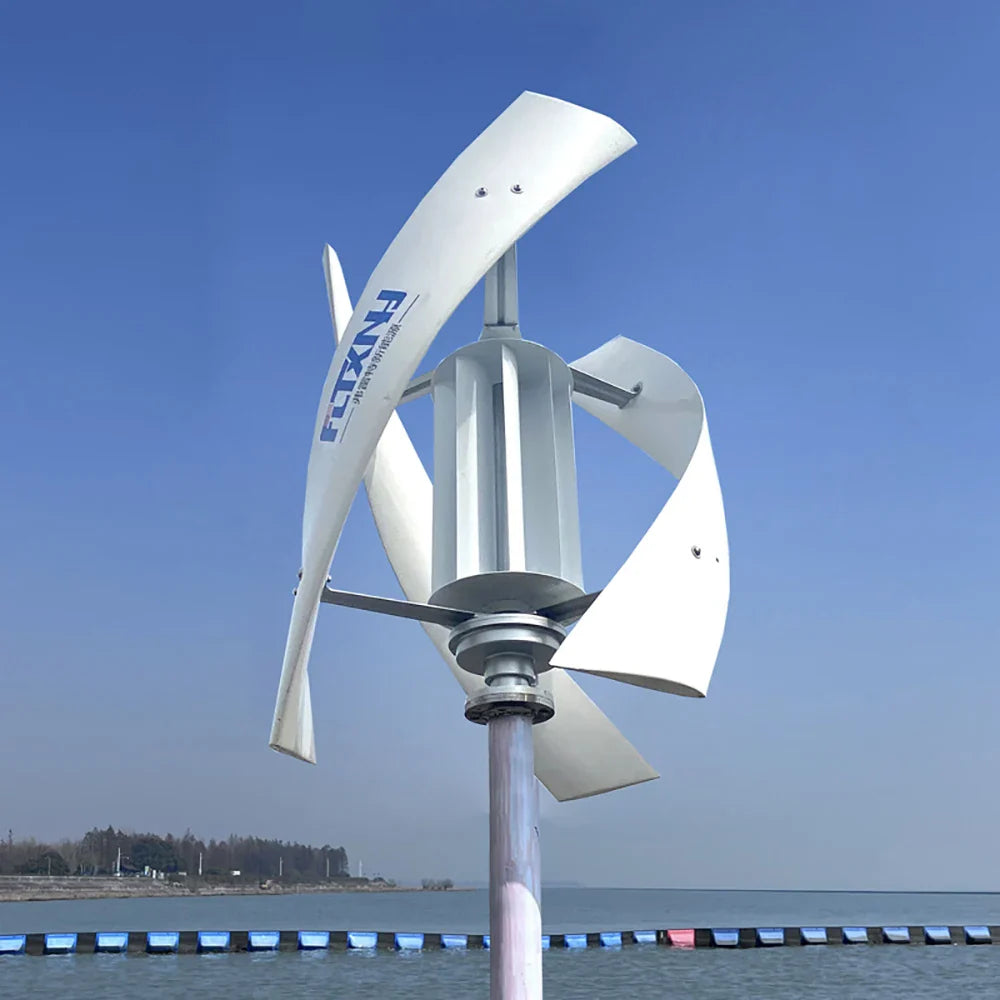 3000W Vertical Axis Wind Turbine 48v Alternative Energy Generator 220v AC Output Household Complete Kit with Controller - 54Grid - Renewable Energy Store