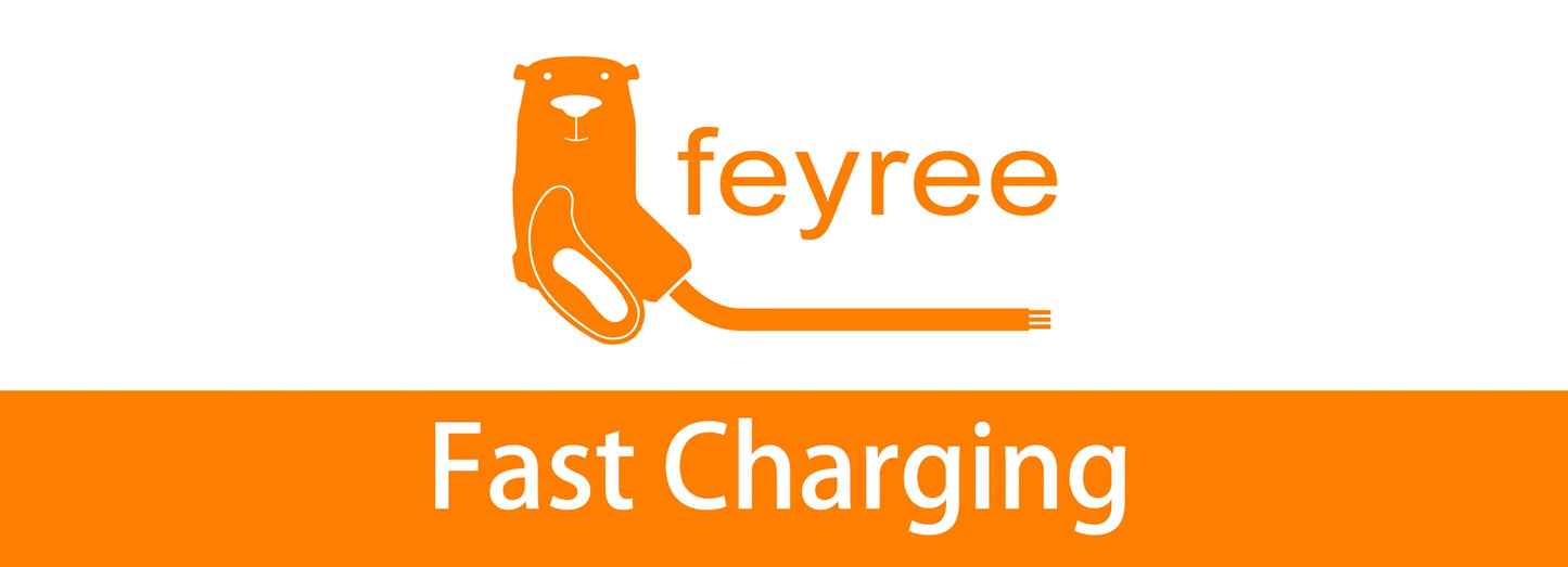 feyree Type2 7KW 32A 1Phase Portable EV Charger 5m Cable Current Adjustable EVSE Wallbox Charging Box for Electric Car Charger