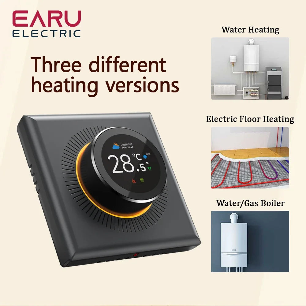 EARU Tuya Wifi Smart Knob Temperature Controller Digital Display Electric Floor Heating Water Gas Boiler for Alexa Google Home by 54Grid - Renewable Energy Store