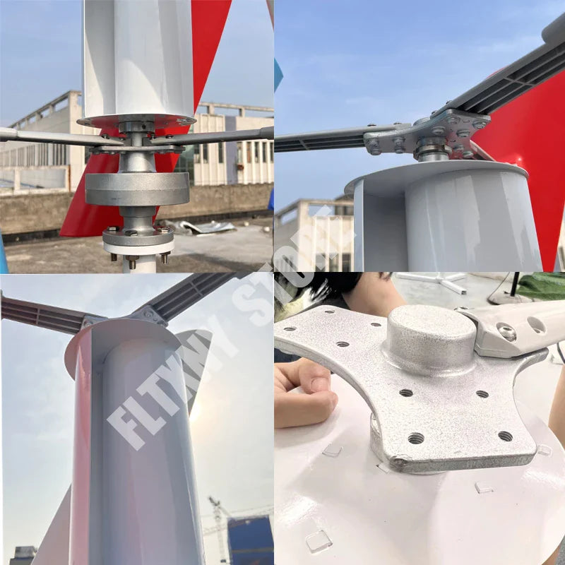 Wind Generator 1500w Inner Air Duct 1000w Small Free Energy Wind Turbine Power Permanent Maglev 12v 24v With MPPT Controller - 54Grid - Renewable Energy Store