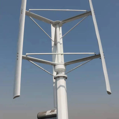 CE Certificated 5KW 96V 120V 220V Vertical Wind Turbine Generator Low Speed Could Do Hybrid System With Solar Panel by 54Grid - Renewable Energy Store