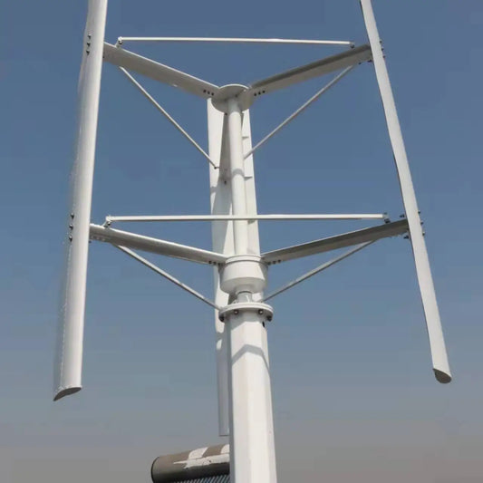 CE Certificated 5KW 96V 120V 220V Vertical Wind Turbine Generator Low Speed Could Do Hybrid System With Solar Panel by 54Grid - Renewable Energy Store