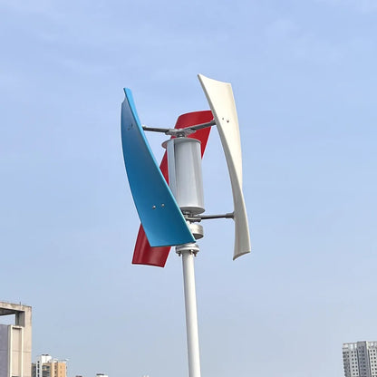 Windmills Inner Air Duct Vertical Axis Small Wind Turbine Generator 1000W 800W 600W 12V 24V 48V alternative with MPPTController by 54Grid - Renewable Energy Store
