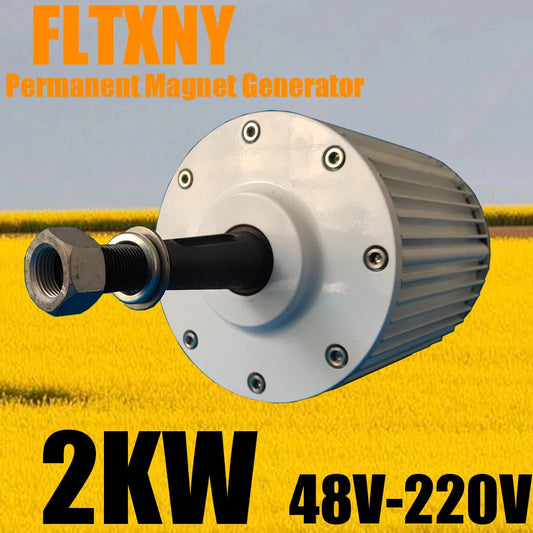 Wind Turbine 2KW Permanent Magnet Generator Power Windmill AC 96V Rare Earth Low Rpm High Efficient Brushless Alternat Diesel by 54Grid - Renewable Energy Store