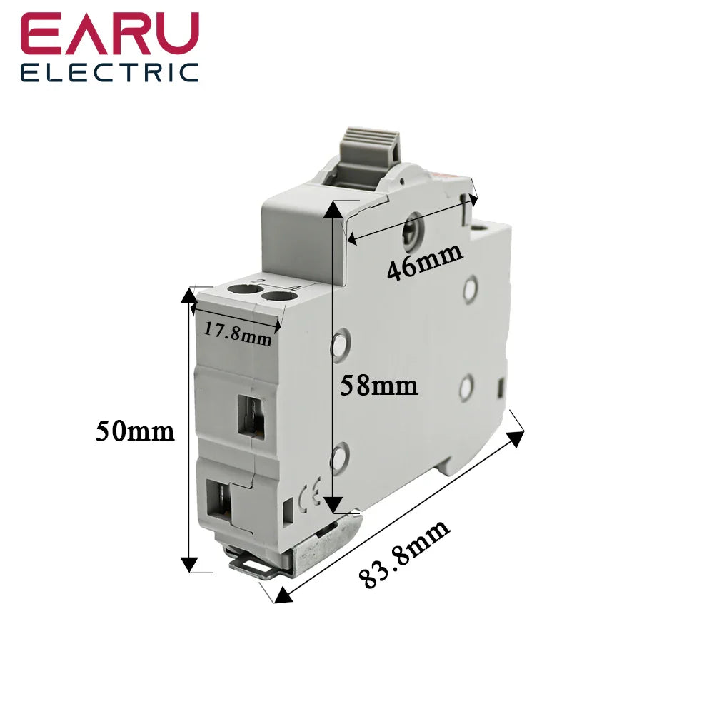 1P 40A 63A MTS Dual Power Manual Transfer Interlock Circuit Breaker Din Rail Isolating Discounnecting Switch by 54Grid - Renewable Energy Store
