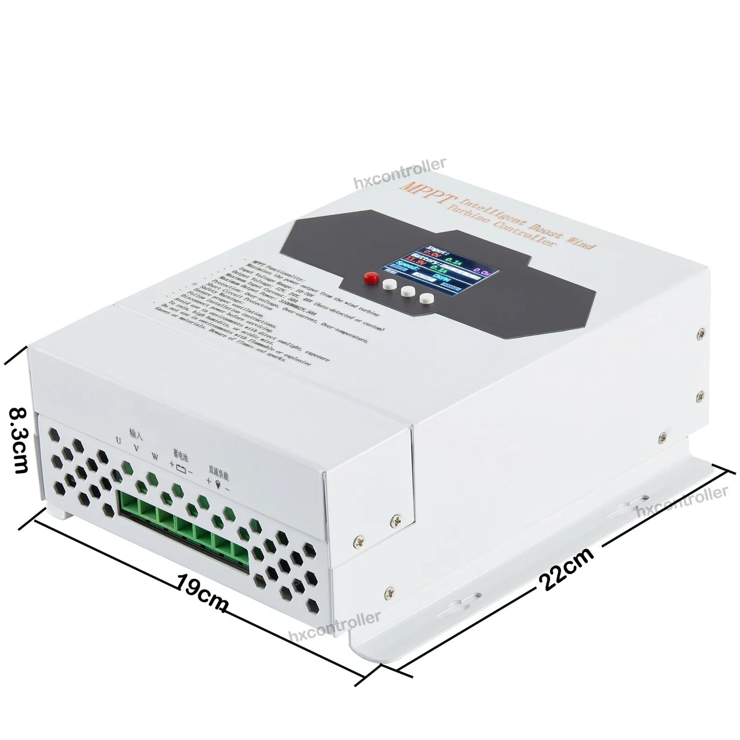 NEW 3100W MPPT Wind Turbine Charge Controller With LCD Display by 54Grid - Renewable Energy Store