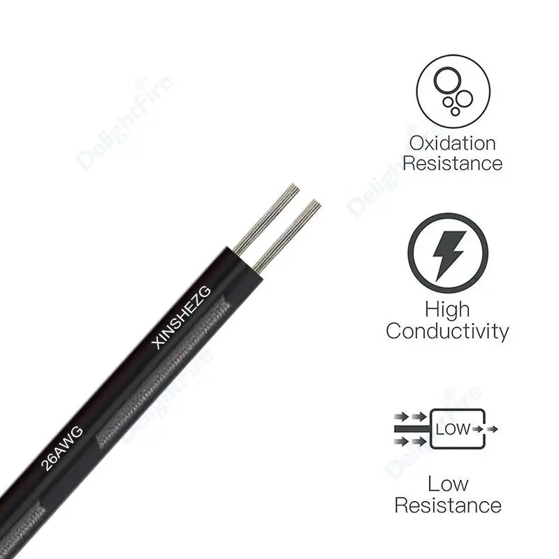 2Pin 12V Auto Electronic Wires 28-16 AWG for LED Strips and RC Cars by 54Grid - Renewable Energy Store