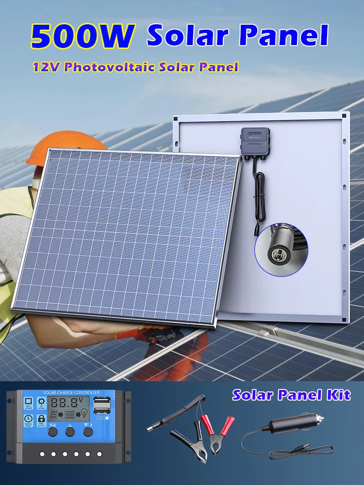 1000W 500W Solar Panel Kit Complete 12V Portable Power System by 54Grid - Renewable Energy Store
