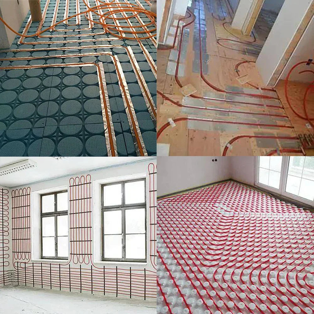 100 Meters Infrared Warm Floor Cable 12K 33ohm/m Electric Carbon Heating Wire Coil 3.0mm Fiber Wire Floor Hotline Thickening by 54Grid - Renewable Energy Store