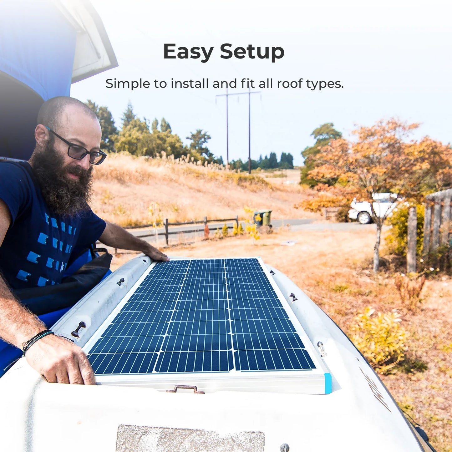 Solar Panel 100 Watt 12 Volt High-Efficiency Monocrystalline PV Module by 54Grid - Renewable Energy Store