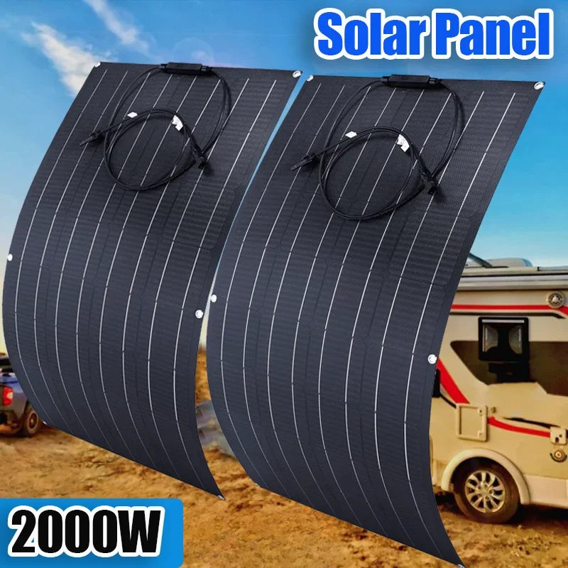 Solar Panel 500W 1000W 1500W 2000W Super Power Kit For RV Boat Car by 54Grid - Renewable Energy Store
