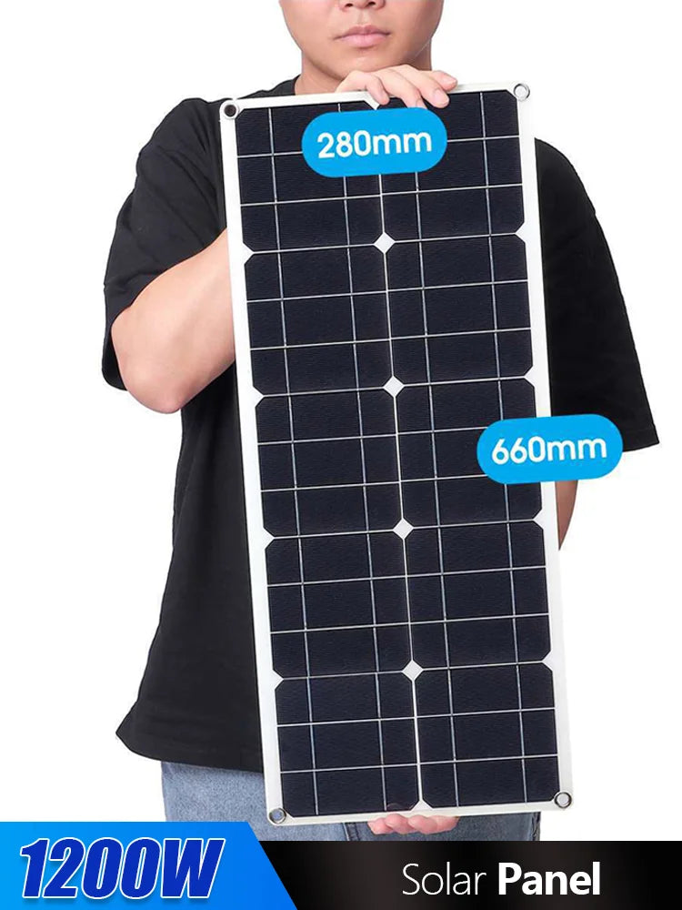 12V Monocrystalline 1200W 18V Flexible Solar Panel Kit For Outdoor Camping by 54Grid - Renewable Energy Store