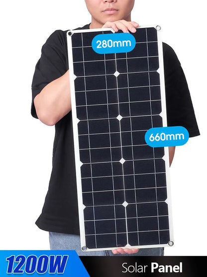 12V Monocrystalline 1200W 18V Flexible Solar Panel Kit For Outdoor Camping by 54Grid - Renewable Energy Store