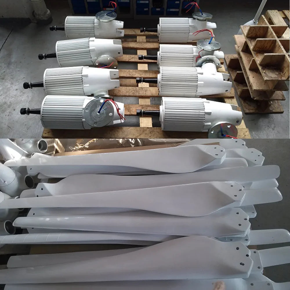 Wind Turbine Generator 2000W 3000W 5000W 10KW 15KW 48V 96V Alternative Energy Windmills With Mppt Charge Controller For Home Use by 54Grid - Renewable Energy Store