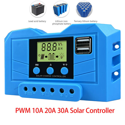 MPPT 30A Solar Charge Controller 12V 24V 720W System With USB Output by 54Grid - Renewable Energy Store