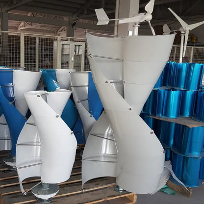 2000W 3000W Wind Tubine Generator Vertical Turbine Alternative Free Energy Windmill 12V 24V 48V MPPT Hybrid Controller Home Use - 54Grid - Renewable Energy Store