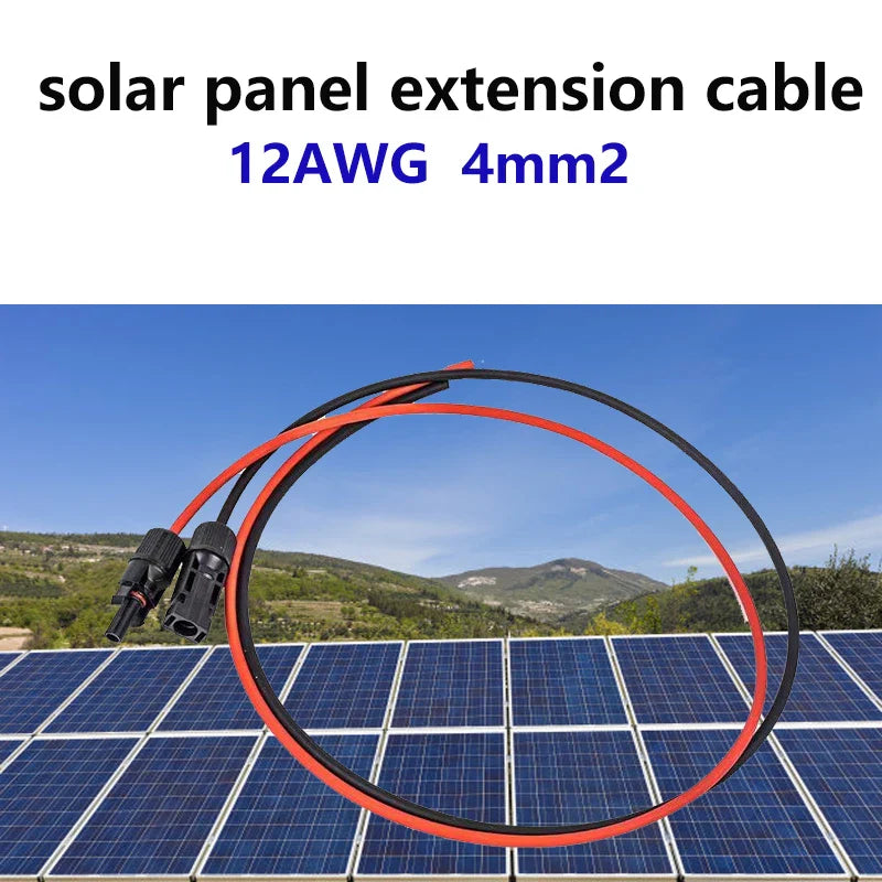 12AWG 4mm2 Solar PV Systems Tinned Copper Extension Wires by 54Grid - Renewable Energy Store