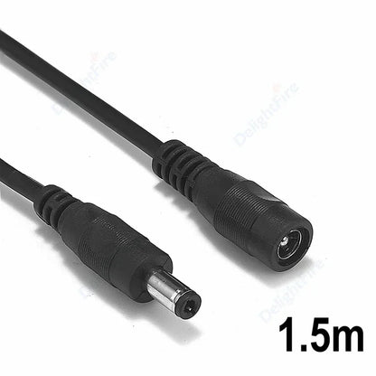 5.5mm 2.1mm DC Extension Cord 22AWG 3A for CCTV LED Lights by 54Grid - Renewable Energy Store