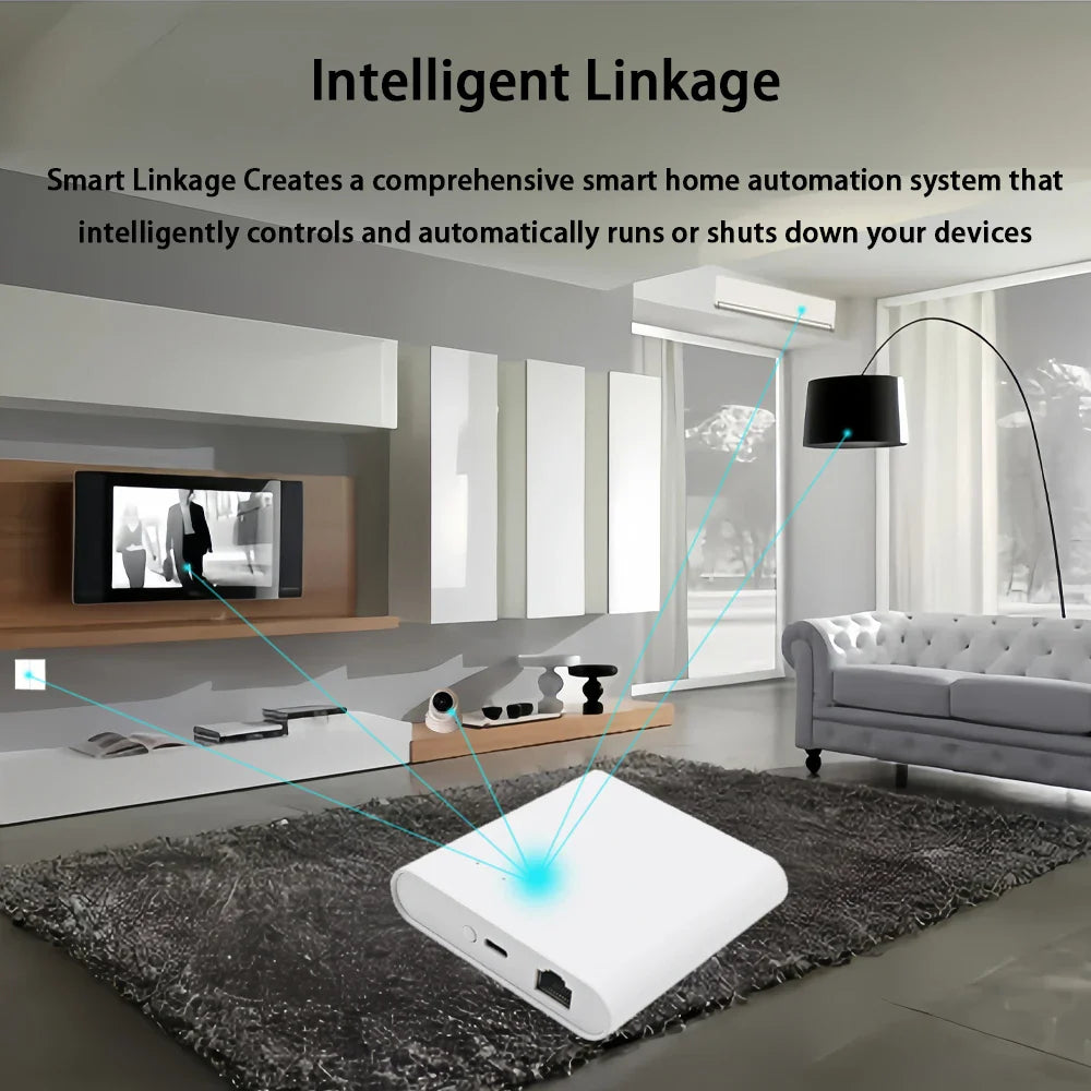 Tuya APP Wired Zigbee Bridge Smart Home Zigbee Gateway Hub Remote to Control Zigbee Devices Smart Life APP for Alexa Google Home by 54Grid - Renewable Energy Store