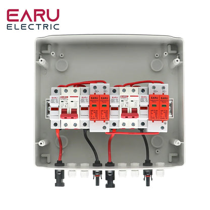 500V 2 Input 2 Output 2 String For Off Grid Solar Energy System Photovoltaic Array Solar PV Combiner Box DC Circuit Breaker by 54Grid - Renewable Energy Store