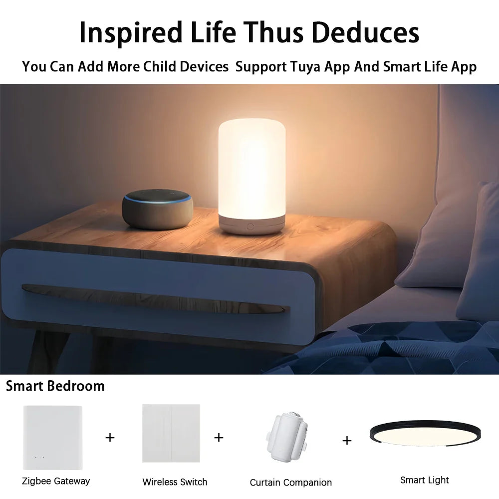 Tuya APP Wired Zigbee Bridge Smart Home Zigbee Gateway Hub Remote to Control Zigbee Devices Smart Life APP for Alexa Google Home by 54Grid - Renewable Energy Store