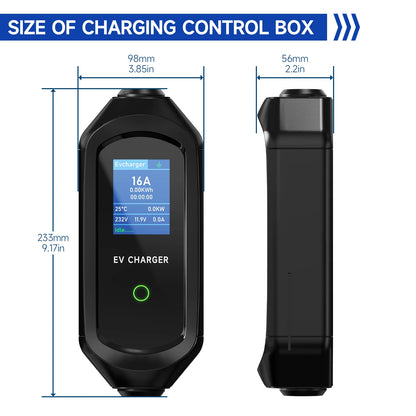 AFYEEV 11KW 16A EV Charger Type2 IEC62196-2 EVSE Charging Box Electric Car Charger CEE Plug GB/T Electric Vehicle Charger