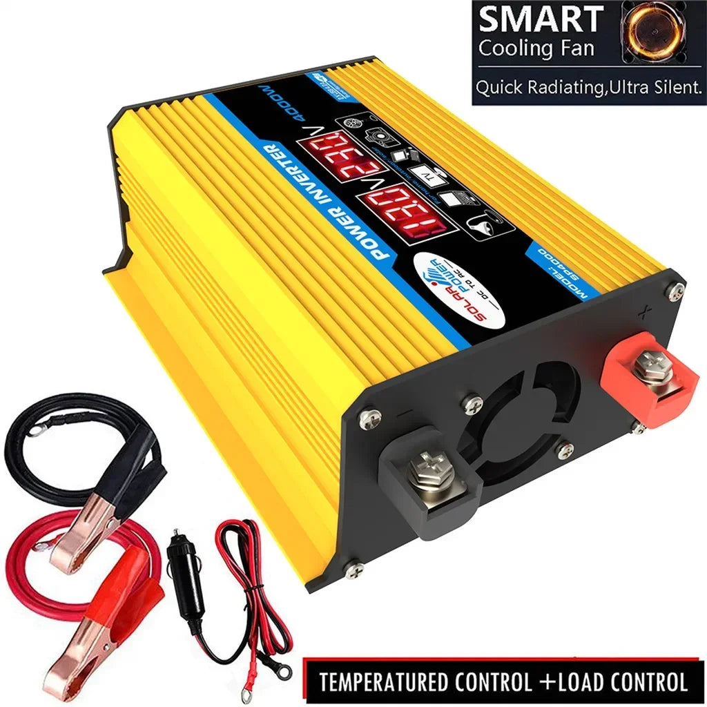 12V to 110V/220V Solar Panel System 4000W Inverter Kit by 54Grid - Renewable Energy Store