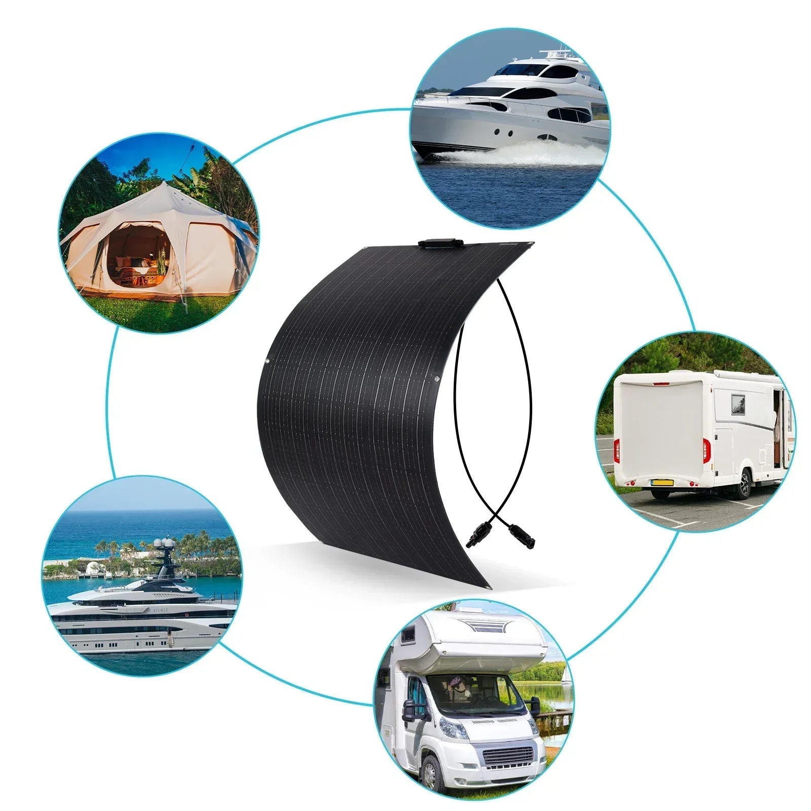 Solar Panel 500W 1000W 1500W 2000W Super Power Kit For RV Boat Car by 54Grid - Renewable Energy Store