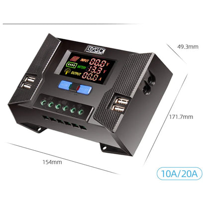 20A 30A 40A Solar System Charge Controller 12V 24V PV Regulator With Colorful Display by 54Grid - Renewable Energy Store