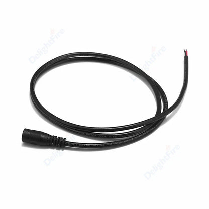 20AWG 90cm Black DC Pigtail Cable 12V 5A Female Barrel Jack by 54Grid - Renewable Energy Store