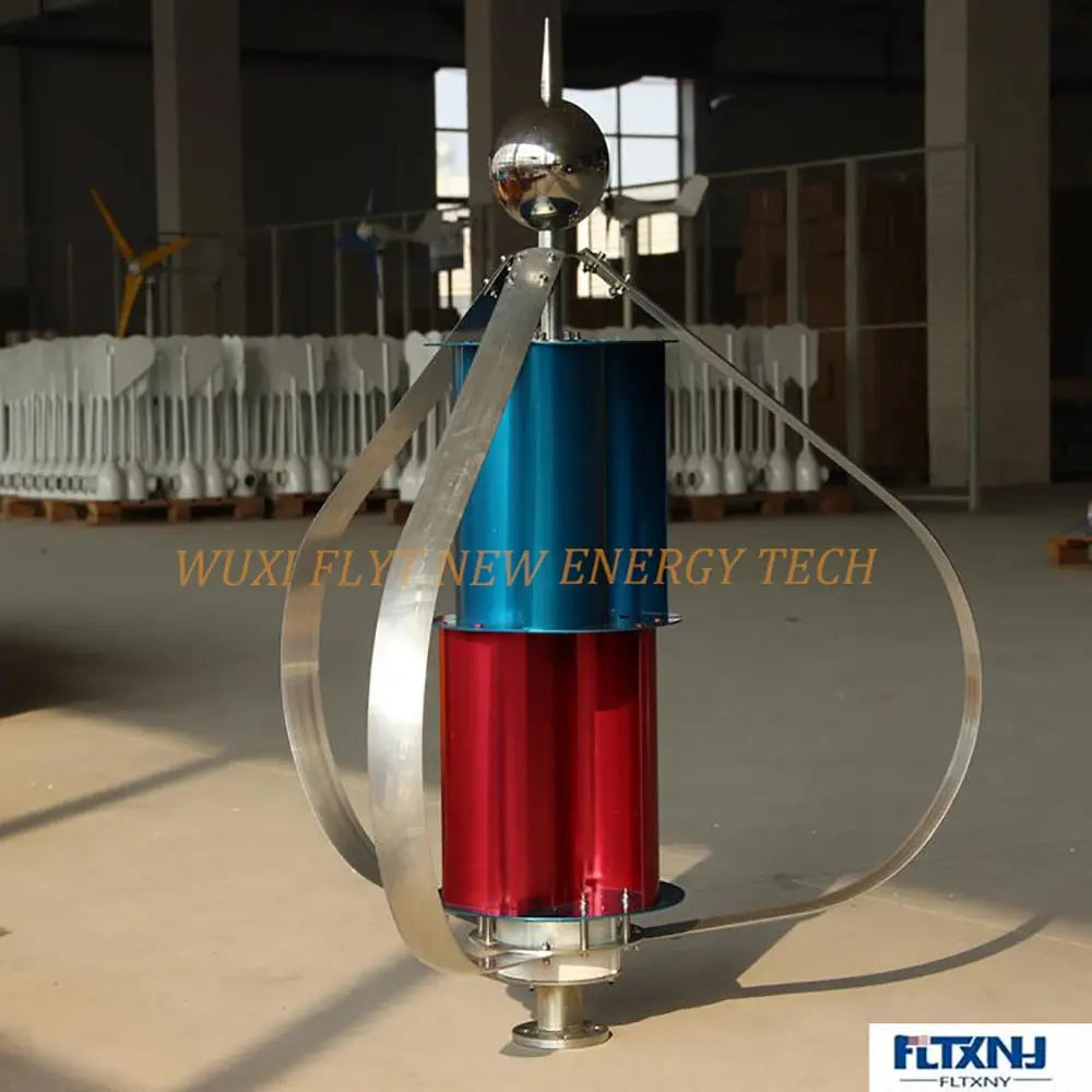 Vertical Wind Turbine Generator 800W 1000W With MPPT Charge Controller Windmill RV Yacht Farm Small Wind Generator Home Use - 54Grid - Renewable Energy Store