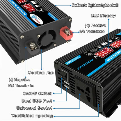 12V to 110V/220V Solar Panel System 4000W Inverter Kit by 54Grid - Renewable Energy Store
