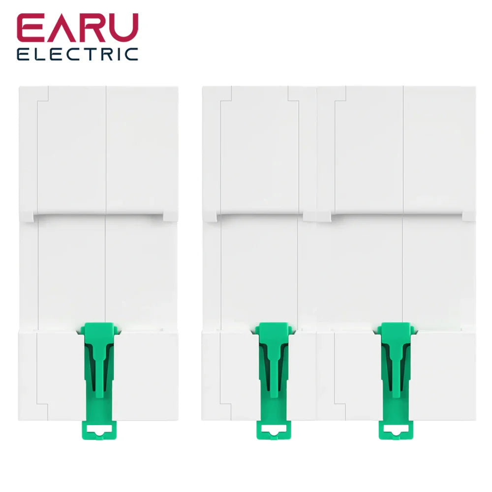 2P 4P 80A AC 230V 110V ATS Mini Automatic Transfer Switch Dual Power Electrical Selector Switches Uninterrupted Power Din Rail