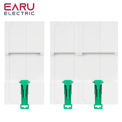 2P 4P 80A AC 230V 110V ATS Mini Automatic Transfer Switch Dual Power Electrical Selector Switches Uninterrupted Power Din Rail