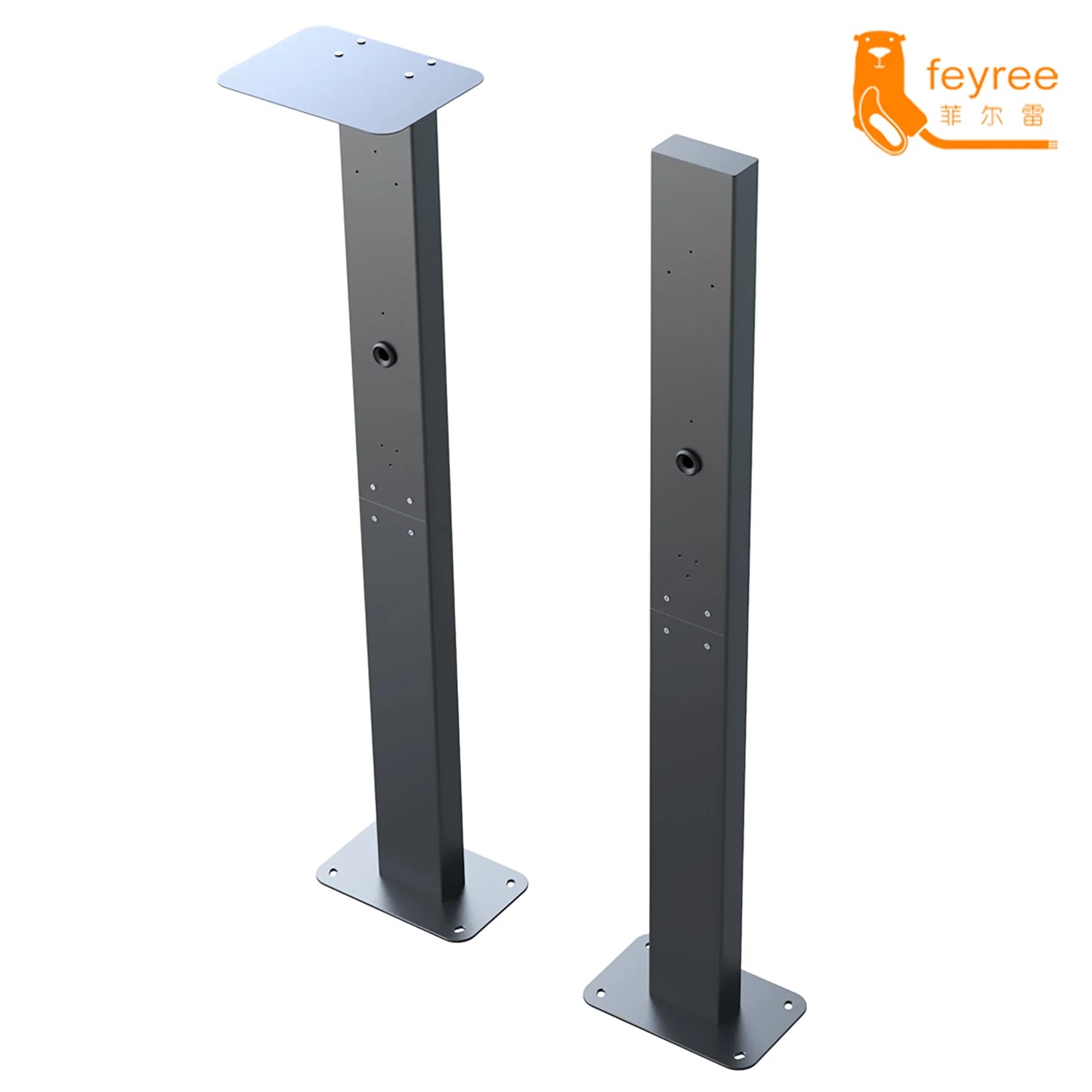 feyree Electric Vehicle Charging Station Pile Post Upright Post Wall Mounted for Wallbox Type1 Type2 Charger