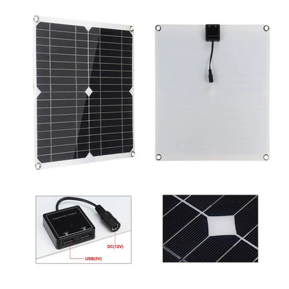400W Solar Panel Kit With Dual 12V 5V USB Solar Controller by 54Grid - Renewable Energy Store