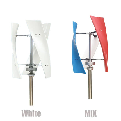 2000W Vertical Axis Wind Turbine Generator Small Windmill With MPPT Hybrid Controller 12V 24V 48V Low RPM For Home Farm Use 54Grid - Renewable Energy Store