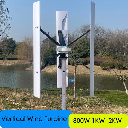 Free Energy Wind Turbine Generator 1000W 2000W 12v 24v 48v 3 Phase With 3 Blades Designed For Home or Streetlight Projects - 54Grid - Renewable Energy Store
