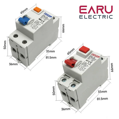 2P 4P 10/30/100/300mA Type A RCCB RCD ELCB Electromagnetic Residual Current Circuit Breaker Differential Breaker Safety Switch by 54Grid - Renewable Energy Store