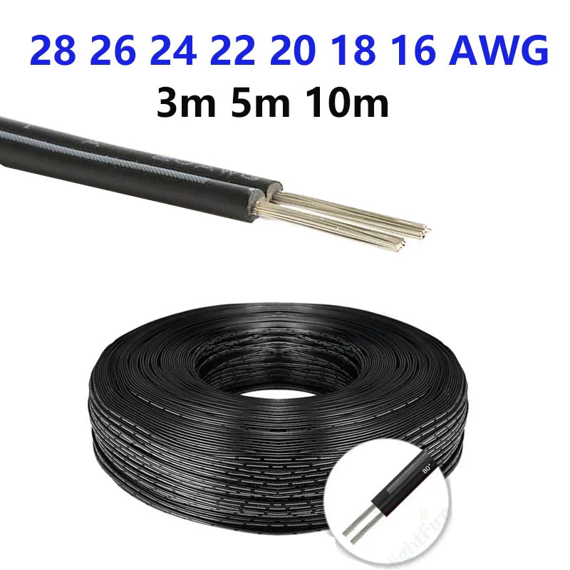 2Pin 12V Auto Electronic Wires 28-16 AWG for LED Strips and RC Cars by 54Grid - Renewable Energy Store