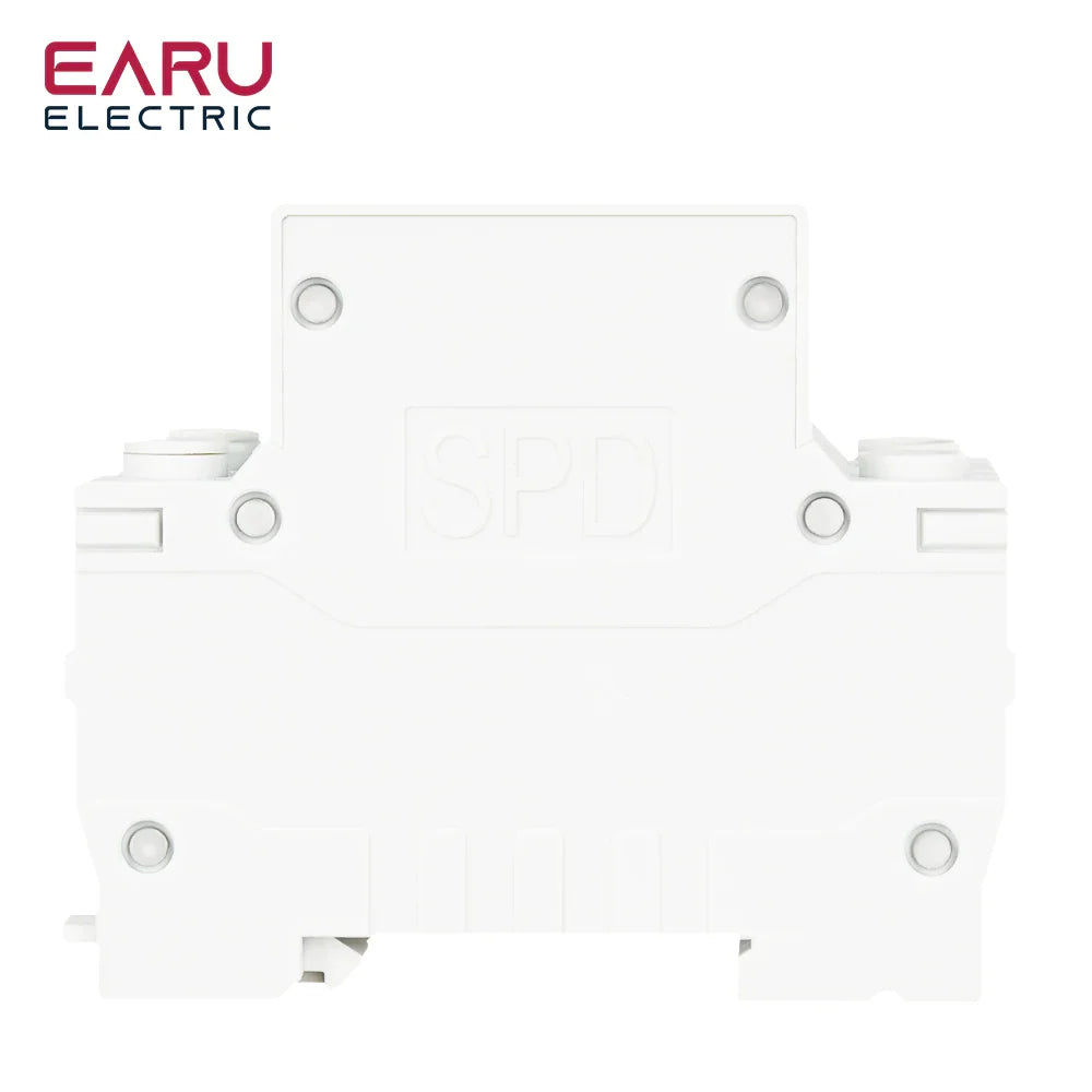 SPD AC 385V 1P 2P 3P 4P 20KA 30KA 40KA 60KA House Lightning Surge Protector Protective Solar PV Low-Voltage Arrester Device