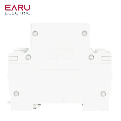 SPD AC 385V 1P 2P 3P 4P 20KA 30KA 40KA 60KA House Lightning Surge Protector Protective Solar PV Low-Voltage Arrester Device