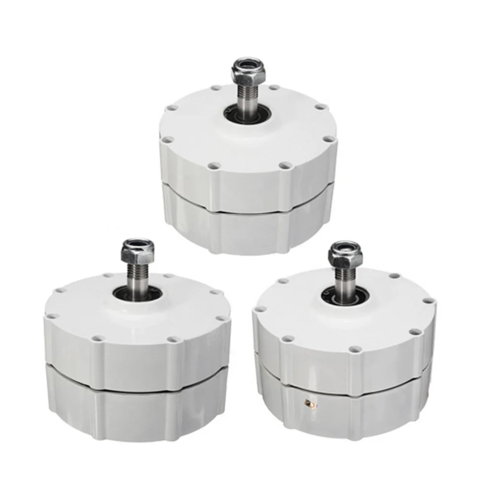FLTXNY Permanent Magnet Generator 12V 24V 48V 3 Phase Gearless Magnet AC Alternators For Wind Water Turbine Diesel Engine 1000W by 54Grid - Renewable Energy Store